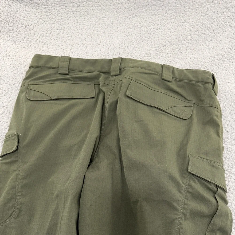 5.11 Tactical Cargo Pants Mens 44x36 Green Ripstop  Utility Workwear Trousers